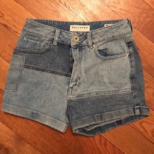 Pacsun Patchwork Mom Shorts, size 3